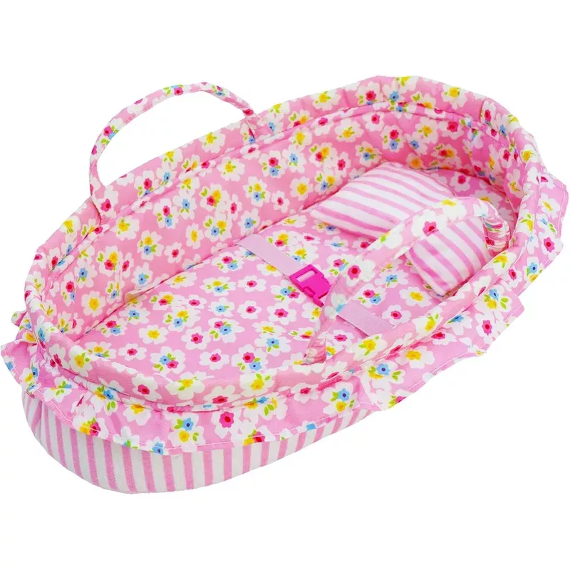 14″ Doll Bassinet – Pink