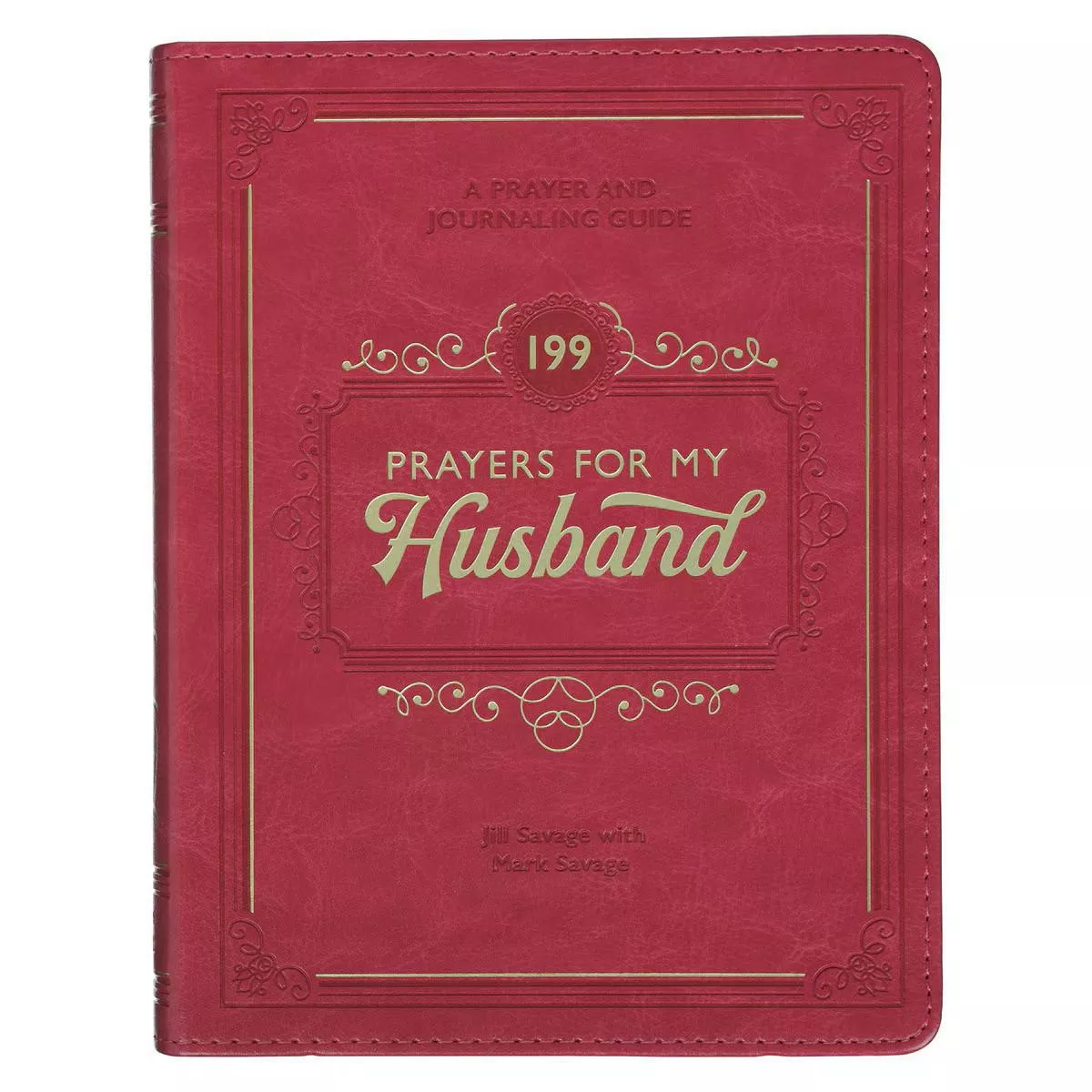 199 Prayer for My Husband Raspberry-Red Faux Leather Prayer and Journaling Guide