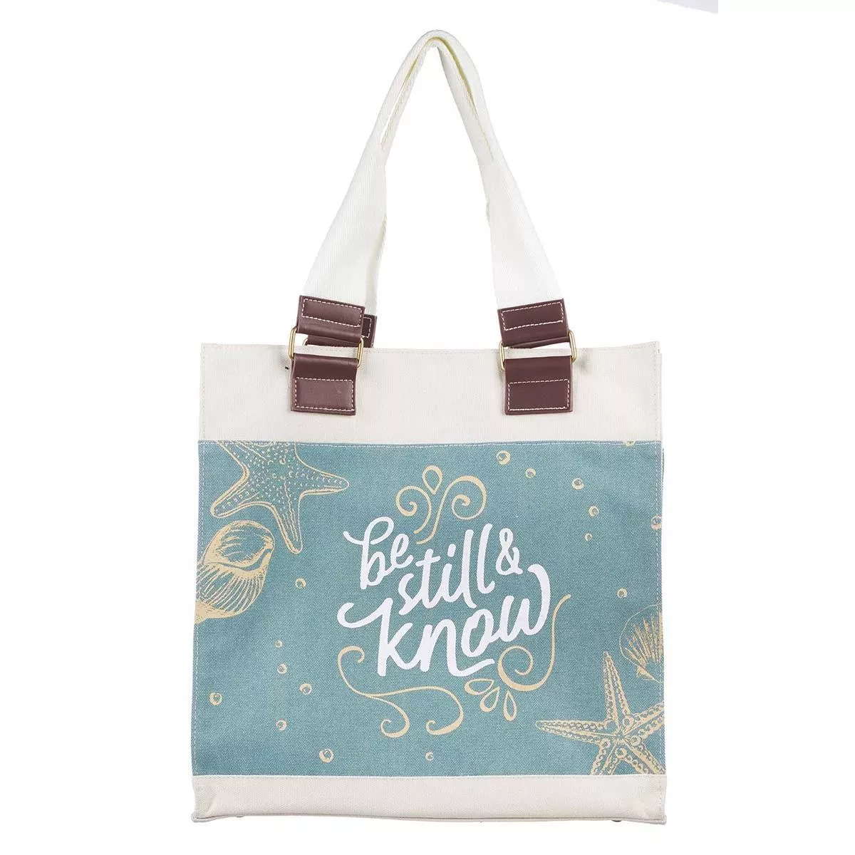 Be Still Canvas Tote Bag – Psalm 46:10