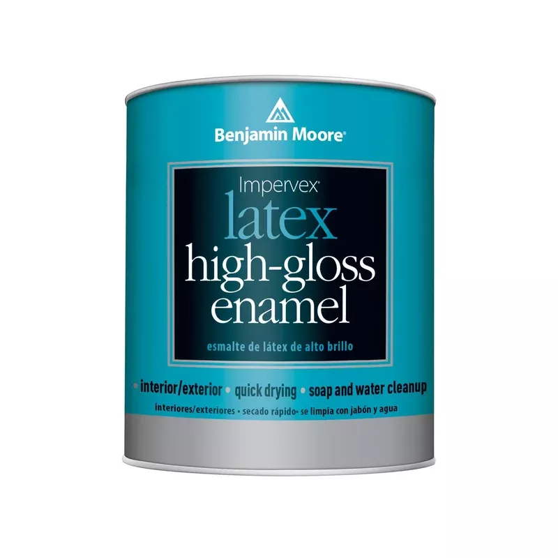 Benjamin Moore Impervex High-Gloss Base 1 Enamel Exterior and Interior 1 qt