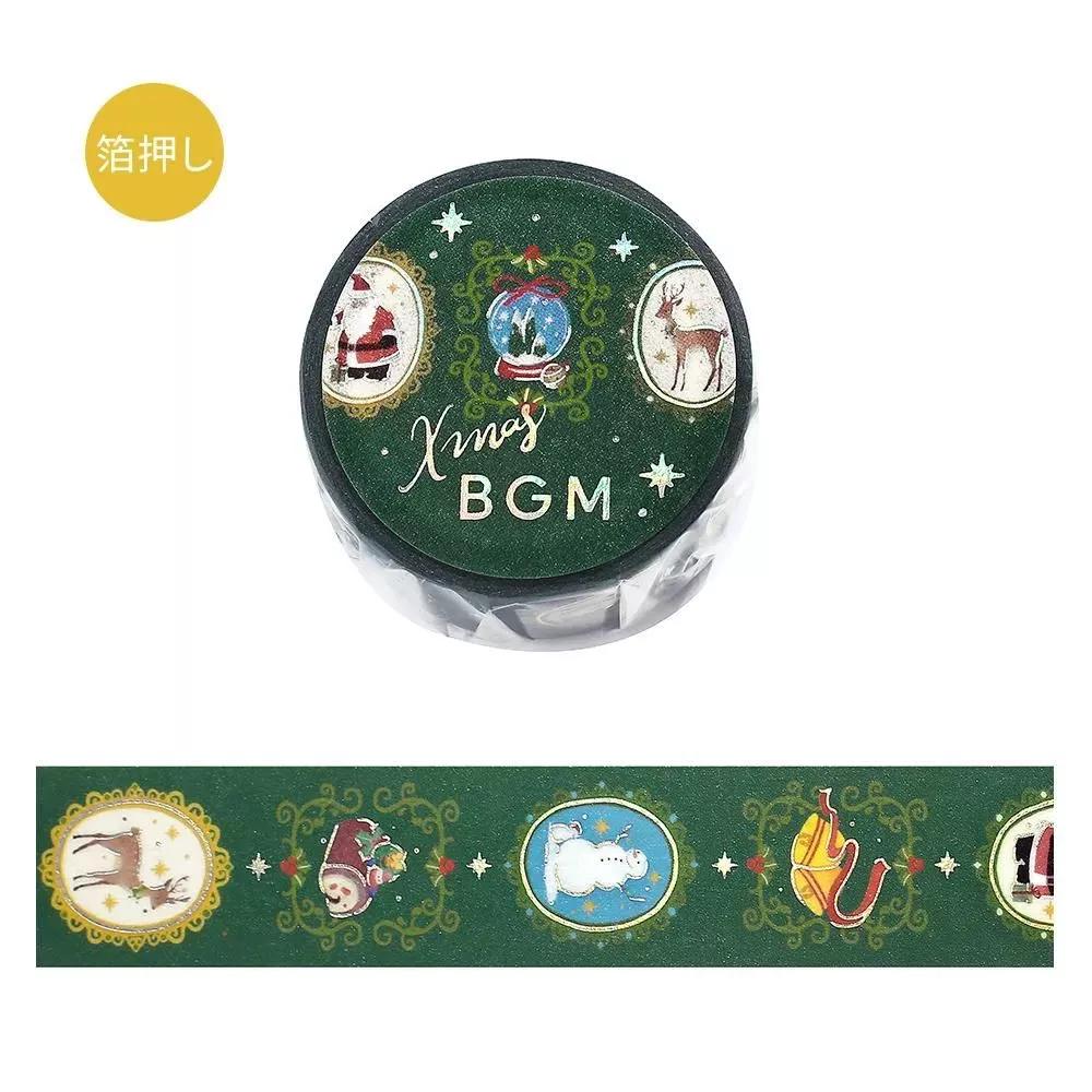 BGM Foil Stamping 2025 Christmas Limited Edition Masking Tape - Brooch