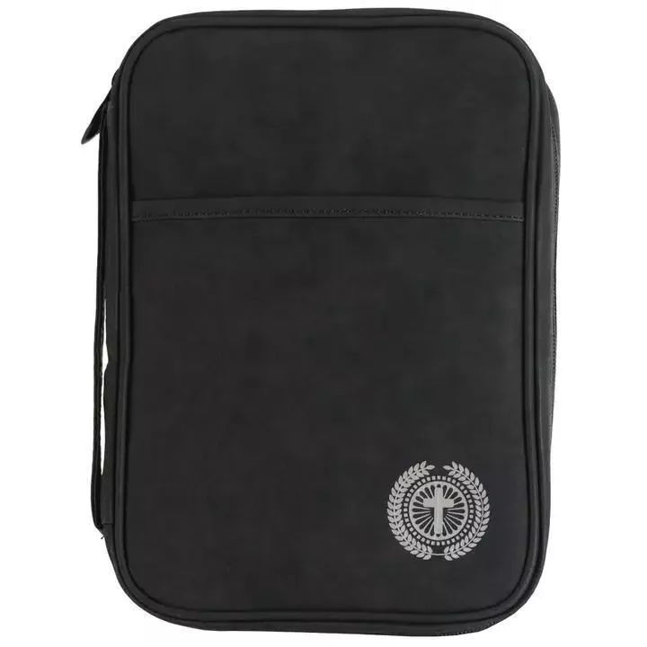Black with Cross Bible Cover
