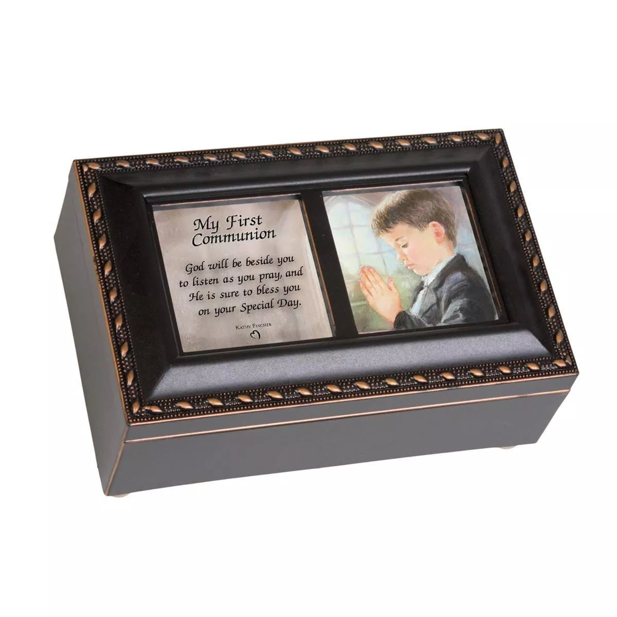 Boy First Communion Music Box