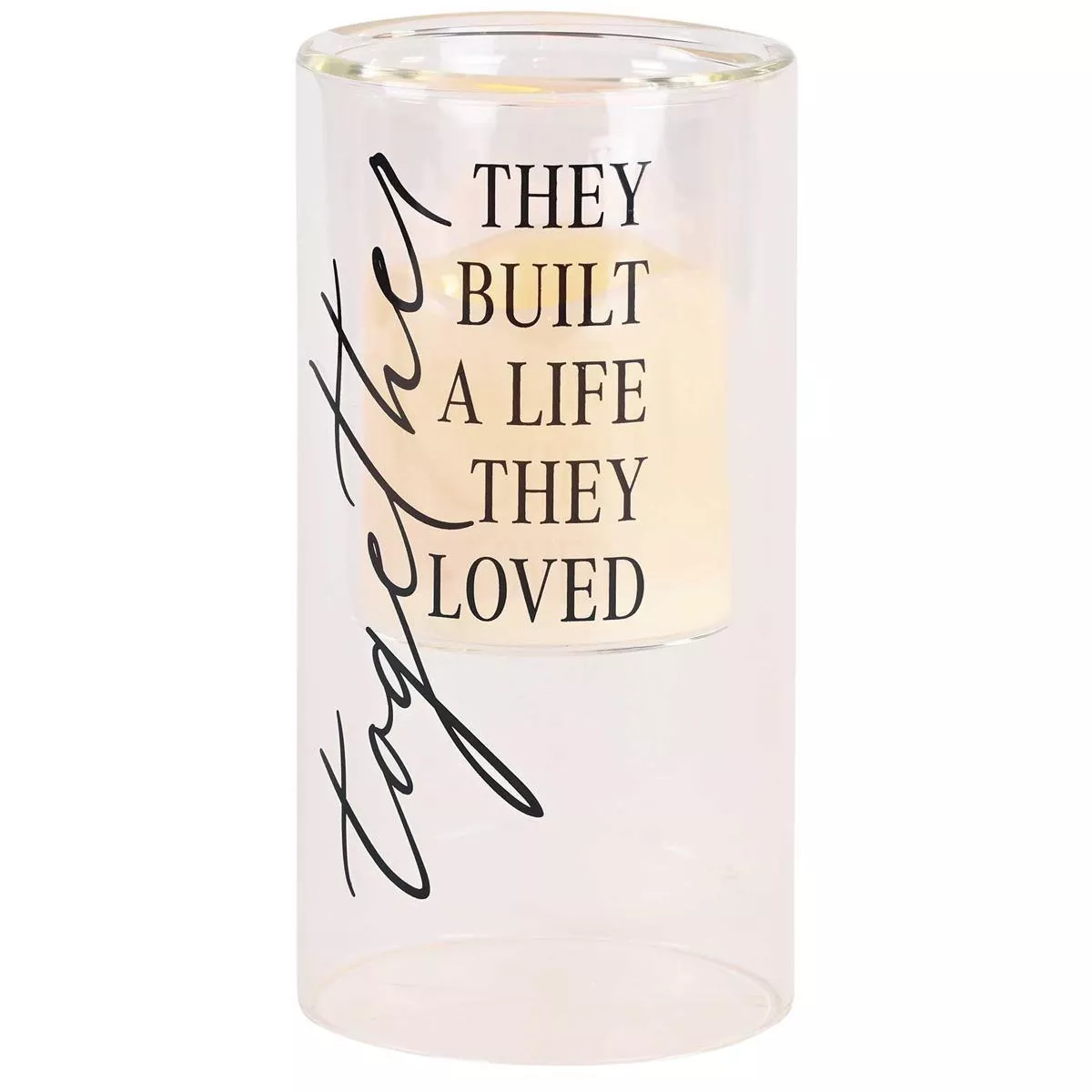Candleholder Together They Built A Life