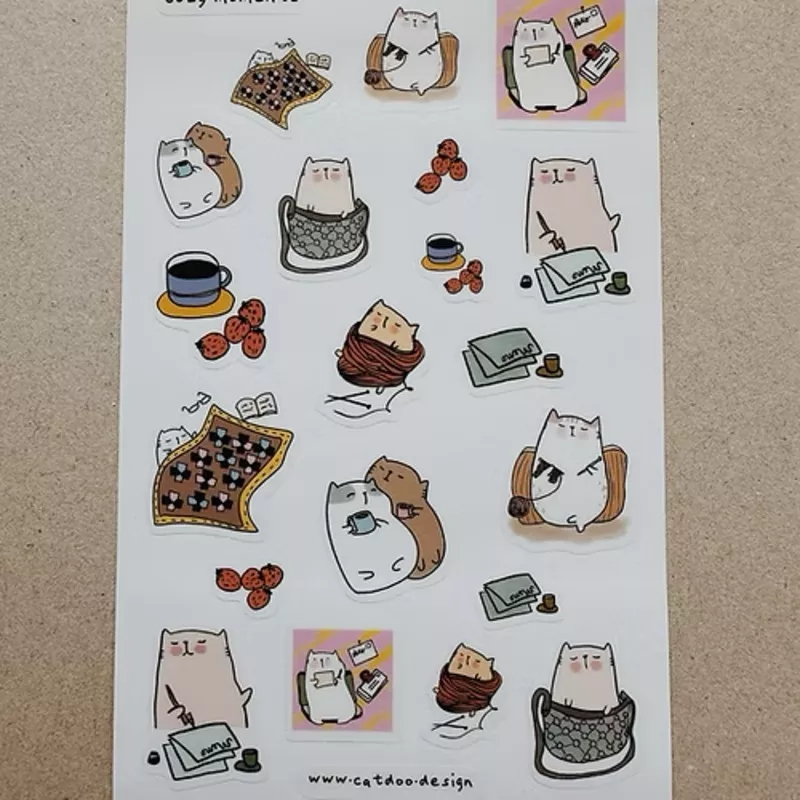 Catdoo Sticker - Cozy Moments