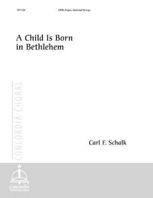 A Child Is Born in Bethlehem (Full Score)