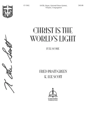 Christ Is the World's Light (Full Score) (Scott)