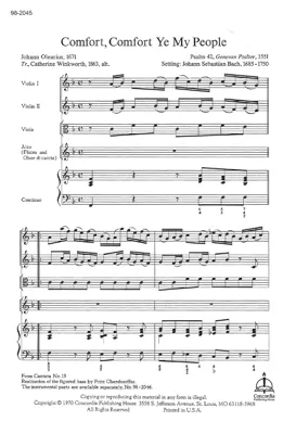 Comfort, Comfort Ye My People (Bach)
