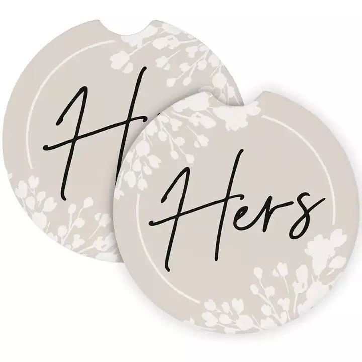 Hers His – Car Coasters