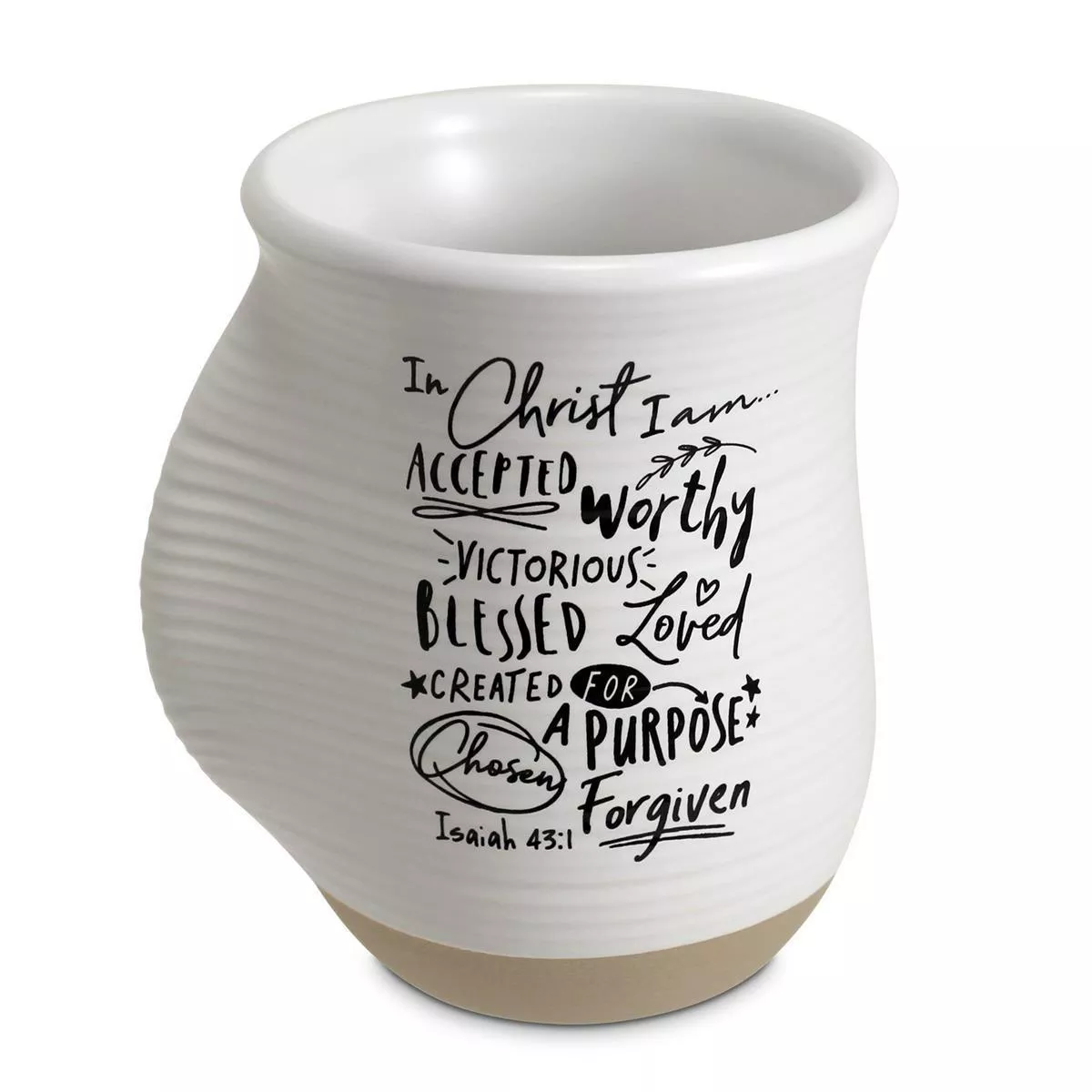 In Christ White Handwarmer Mug 18oz