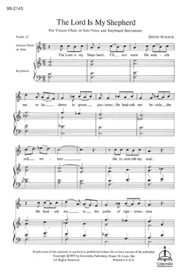 The Lord Is My Shepherd (Schack)