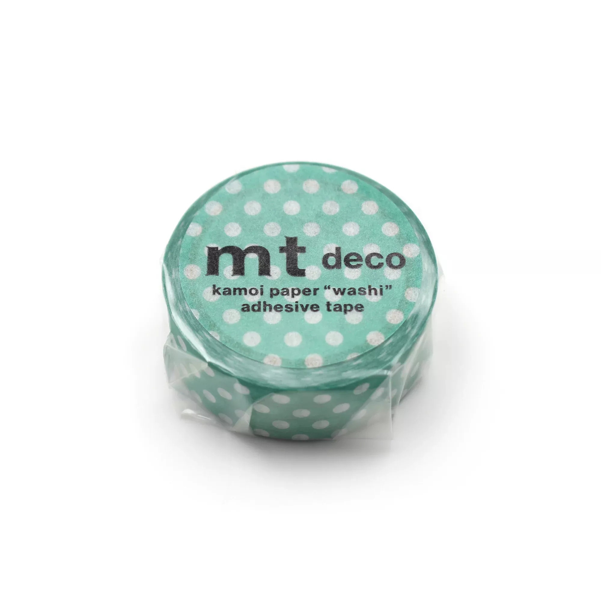 MT 1P Dot Washi Tape - Emerald Green