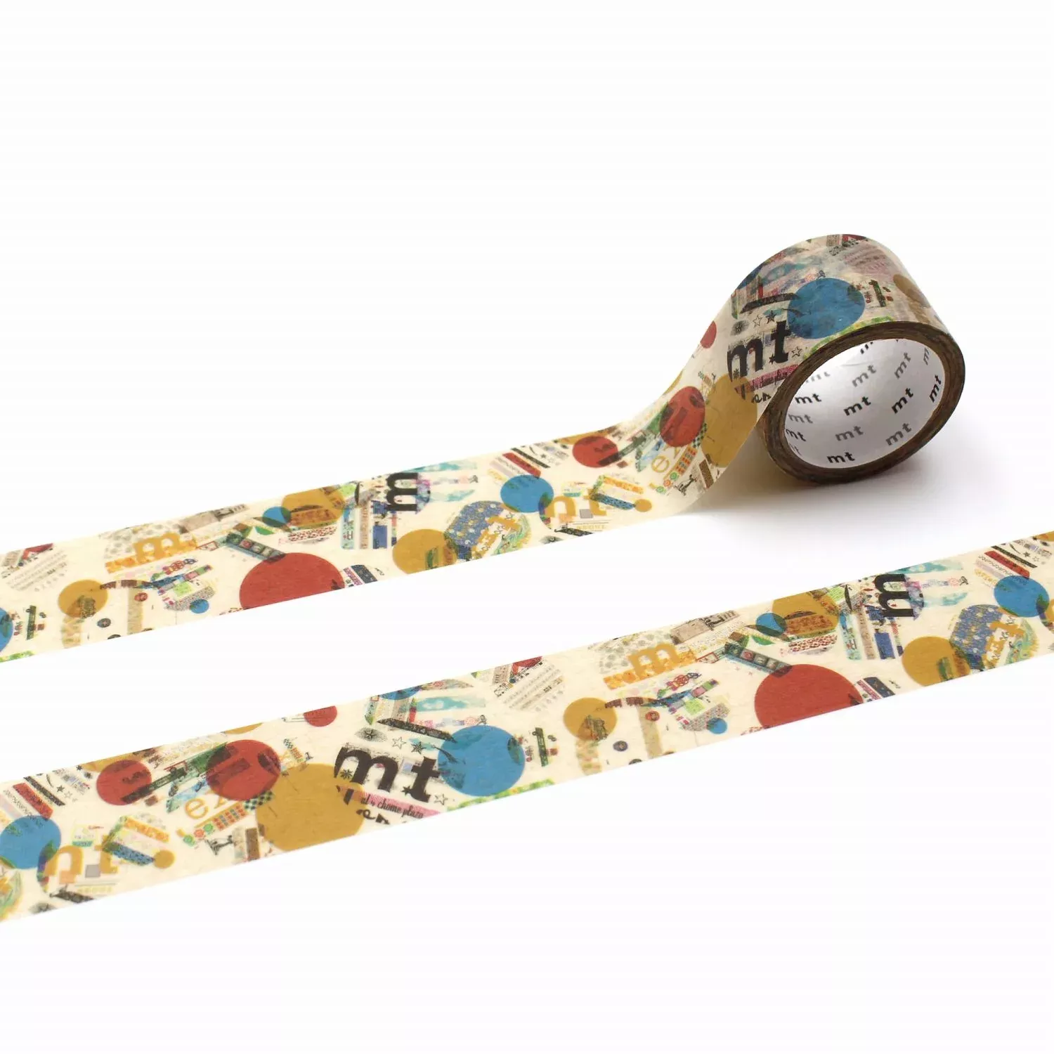 MT Upcyle Washi Tape - Mt Upcycle Poster Collage Dot