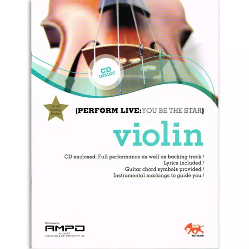 Perform Live Volume 1 You Be The Star – Violin/CD Sasha 301139840