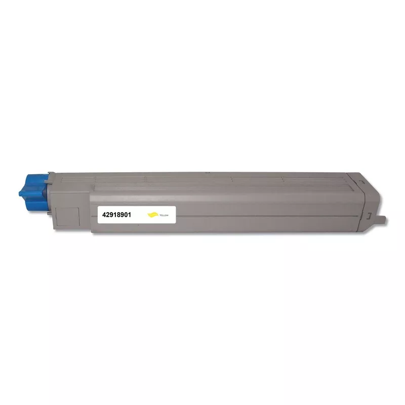 REMANUFACTURED 42918901 (TYPE C7) TONER, 15000 PAGE-YIELD, YELLOW