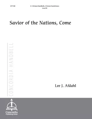 Savior of the Nations, Come (Afdahl)