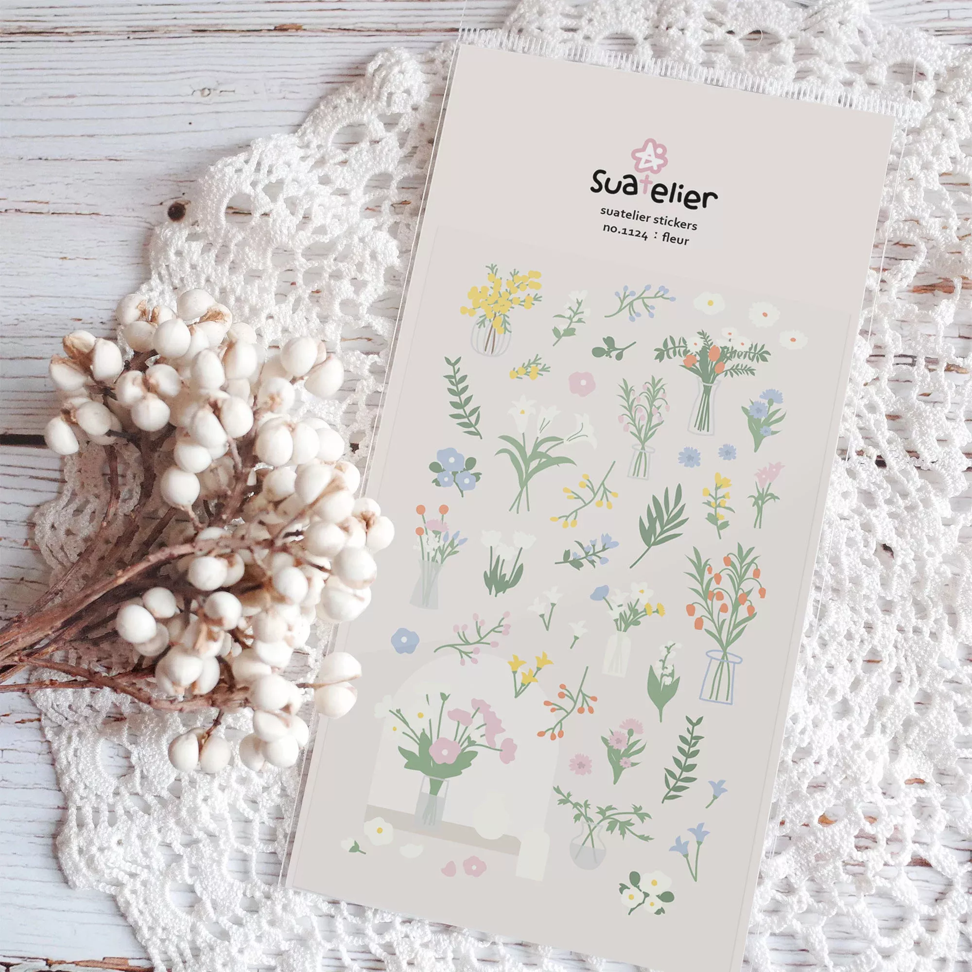 Suatelier Daily Deco Sticker - Fleur Sticker
