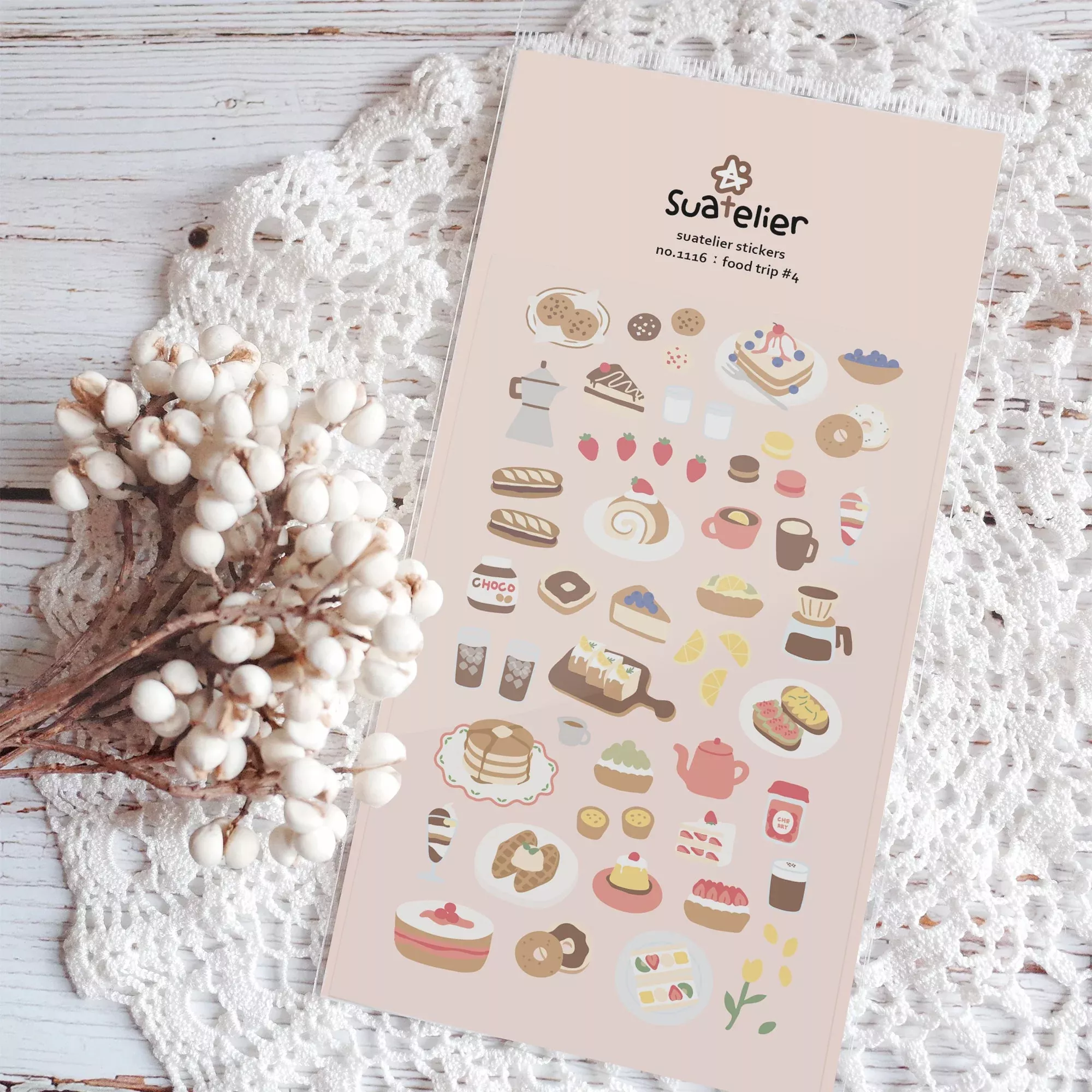 Suatelier Daily Deco Sticker - Food Trip #4 Sticker