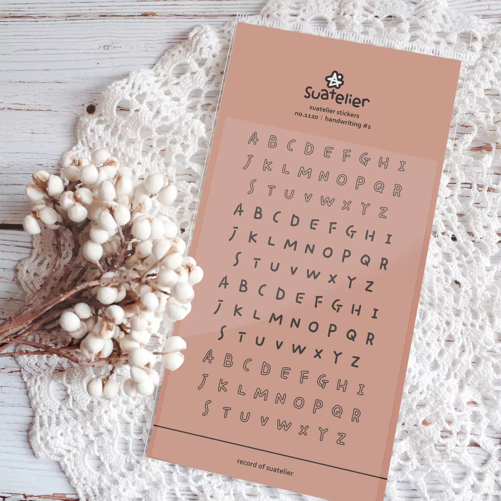Suatelier Daily Deco Stickers - Sticker Handwriting#2