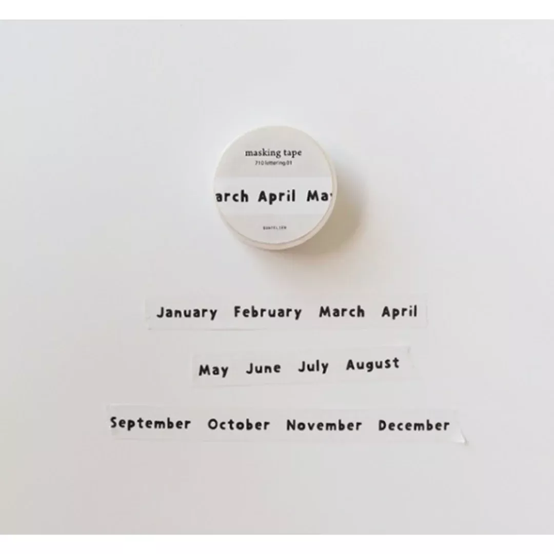Suatelier Masking Tape - lettering.01