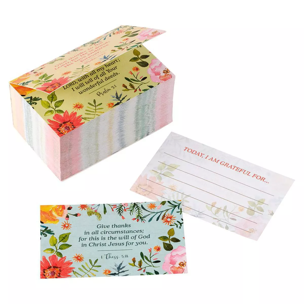 Today I’m Grateful For Orange Daisy Gratitude Jar Refill Card Pack