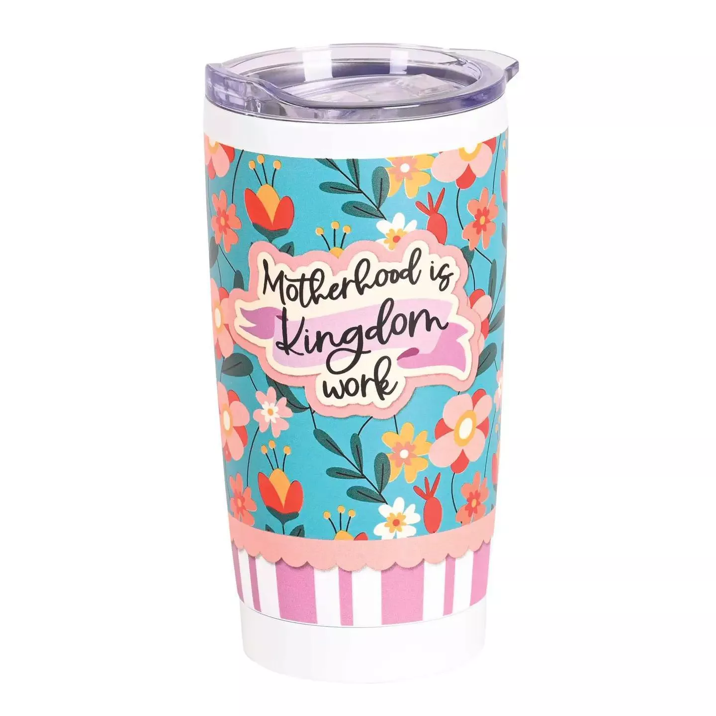 Tumbler – Motherhood Is Kingdom Work – White